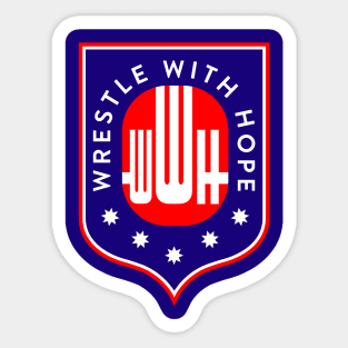 WWH American Logo Sticker